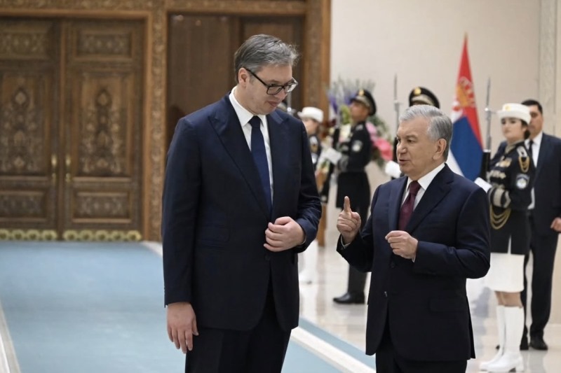 Predsednik Srbije Aleksandar Vucic Nadam se strateskom partnerstvu Srbije i Uzbekistana