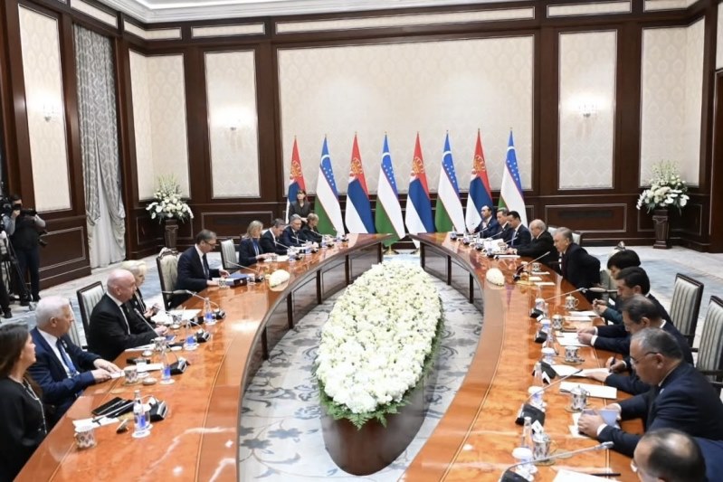 Predsednik Srbije Aleksandar Vucic Nadam se strateskom partnerstvu Srbije i Uzbekistana