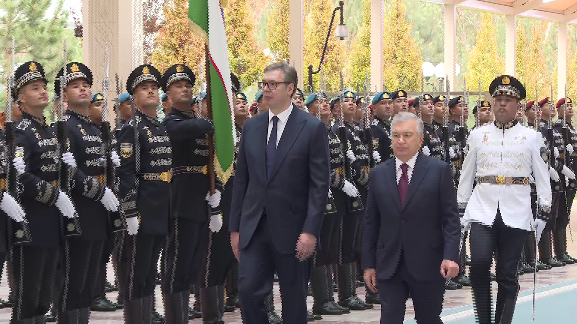 Председник Србије Александар Вучић изјавио је да су у Ташкенту Србија и Узбекистан договорили међусобну политичку подршку на свим нивоима, од УН до свих организација, као и да очекује да ће у будућности бити потписан и споразум о слободној трговини између две земље и о заштити улагања.