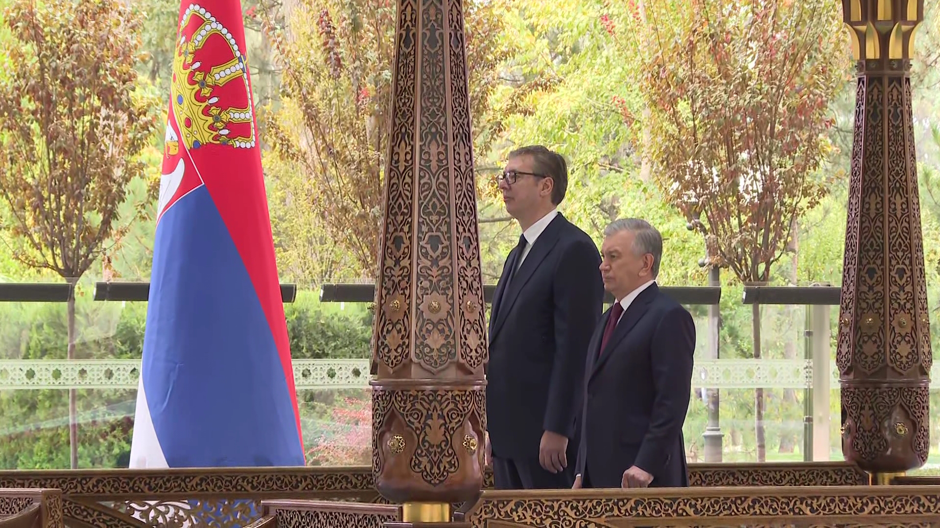 Председник Србије Александар Вучић изјавио је да су у Ташкенту Србија и Узбекистан договорили међусобну политичку подршку на свим нивоима, од УН до свих организација, као и да очекује да ће у будућности бити потписан и споразум о слободној трговини између две земље и о заштити улагања.