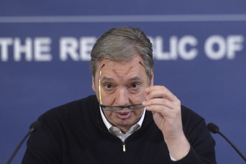 Predsednik Srbije Aleksandar Vucic borimo se da dobijemo licencu američkog OFAK-a