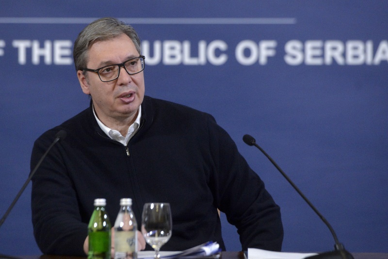 Predsednik Srbije Aleksandar Vucic borimo se da dobijemo licencu američkog OFAK-a