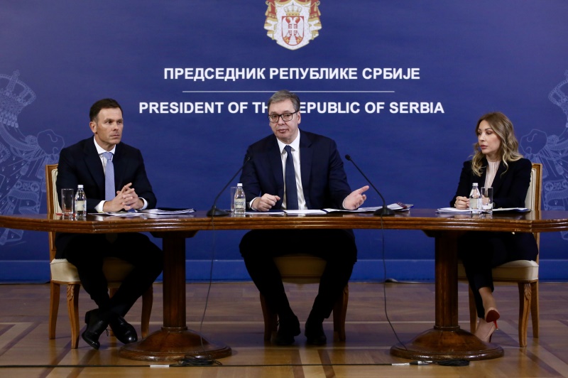 Predsednik Srbije Aleksandar Vucic Verujem da ce nas narod biti zadovoljan ponasanjem drzave