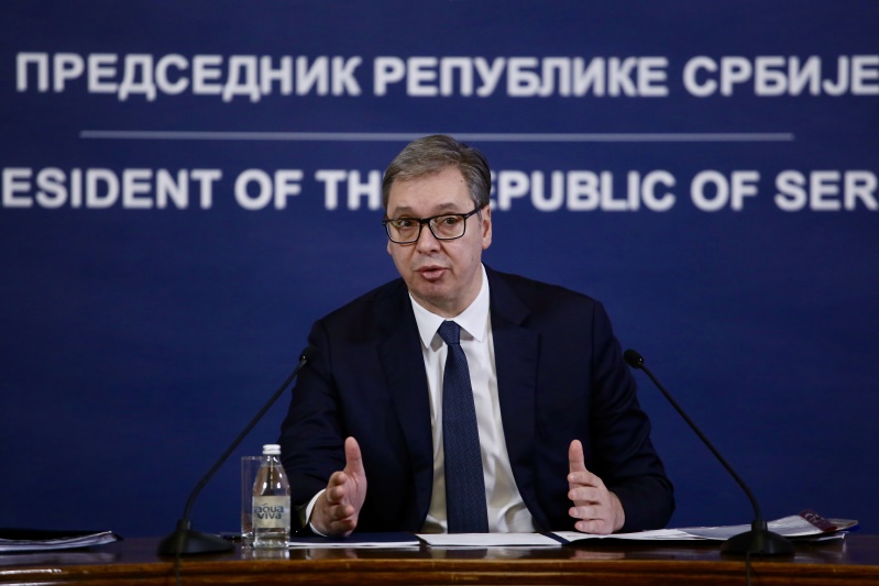 Predsednik Srbije Aleksandar Vucic Verujem da ce nas narod biti zadovoljan ponasanjem drzave