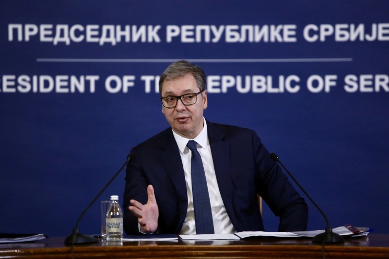 Predsednik Srbije Aleksandar Vucic Verujem da ce nas narod biti zadovoljan ponasanjem drzave