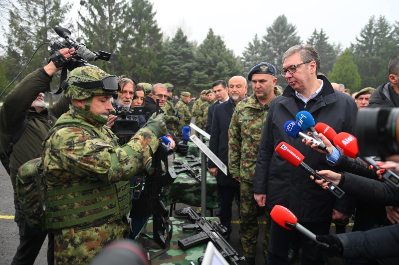 Predsednik Srbije Aleksandar Vucic Ucinicemo sve da nasa vojska bude jos snaznija