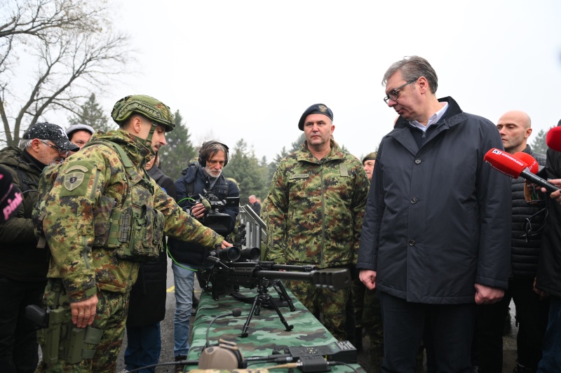 Predsednik Srbije Aleksandar Vucic Ucinicemo sve da nasa vojska bude jos snaznija