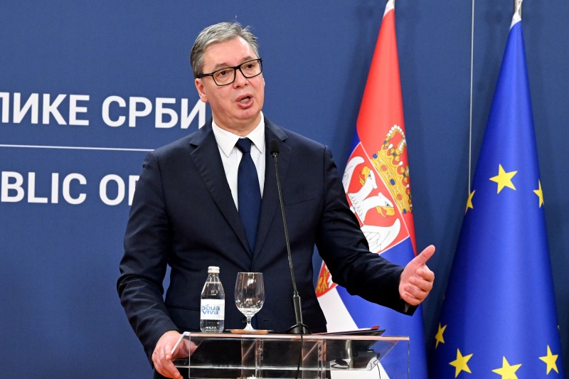 Predsednik Srbije Aleksandar Vucic jacamo prijateljske veze Srbije i Gruzije