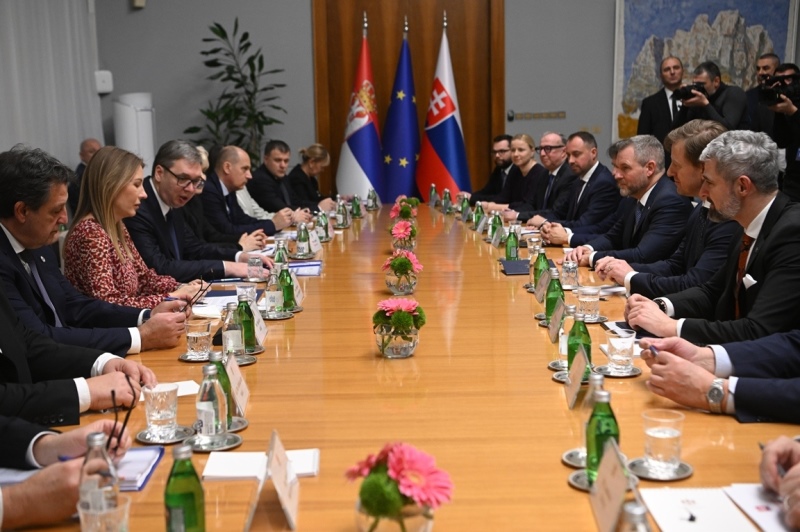 Predsednik Srbije Aleksandar Vucic Poseta predsednika Pelegrinija potvrda medjusobnog poverenja