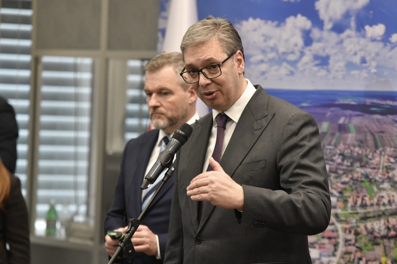 Predsednik Srbije Aleksandar Vucic Srbija ce finansirati izgradnju Slovacke kuce u Novom Sadu