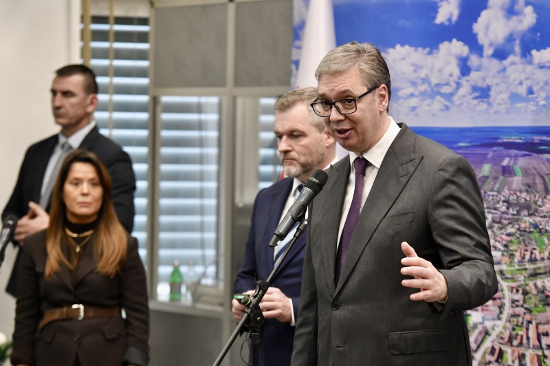 Predsednik Srbije Aleksandar Vucic Srbija ce finansirati izgradnju Slovacke kuce u Novom Sadu