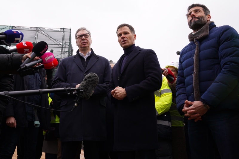 Predsednik Srbije Aleksandar Vucic Novi savski most bice otvoren do kraja marta 2027. godine