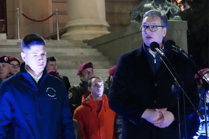 Predsednik Srbije Aleksandar Vucic Hvala svima koji su odbranili Srbiju