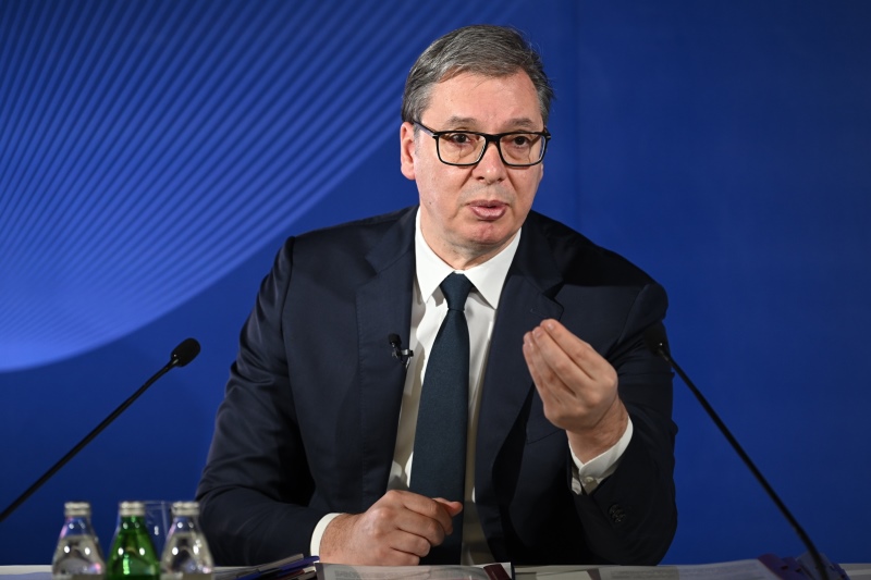 Predsednik Srbije Aleksandar Vucic Uspeli smo da sacuvamo mir i stabilnost u 2025. uprkos svim pritiscima