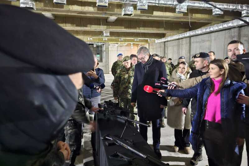 Predsednik Srbije Aleksandar Vucic novi objekat za Kobre bice najbolji u jugoistocnoj Evropi