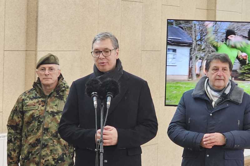 Predsednik Srbije Aleksandar Vucic novi objekat za Kobre bice najbolji u jugoistocnoj Evropi