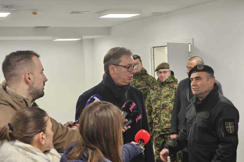 Predsednik Srbije Aleksandar Vucic novi objekat za Kobre bice najbolji u jugoistocnoj Evropi