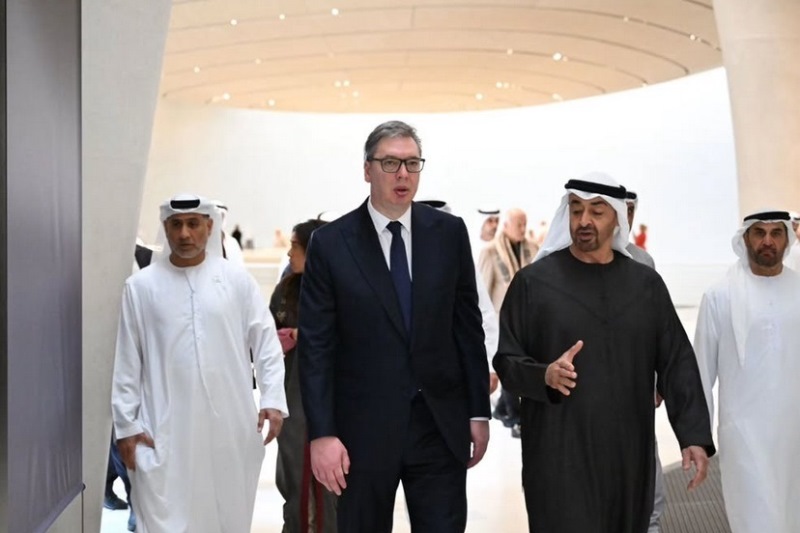 Predsednik Srbije Aleksandar Vucic Srbija i UAE dele zajednicku viziju buducnosti o miru