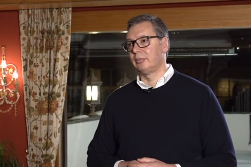 Predsednik Srbije Aleksandar Vucic Nase srce kuca samo za nasu trobojku