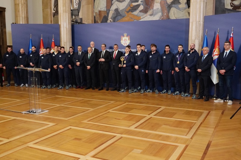 Predsednik Srbije Aleksandar Vucic Osvajanje zlatne medalje veliki uspeh srpskog vaterpola