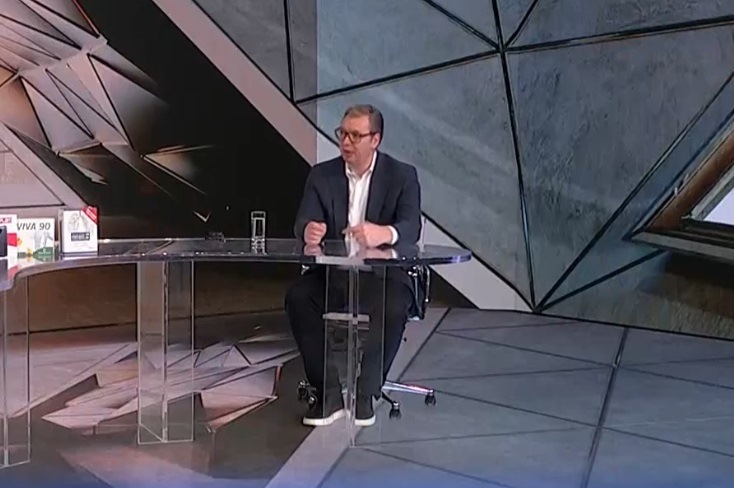 Predsednik Srbije Aleksandar Vucic Srbija je opredeljena da sacuva mir