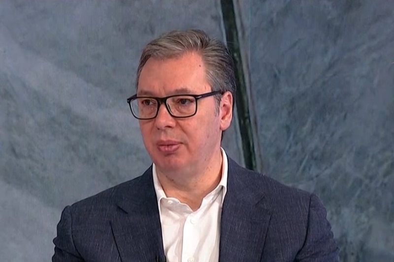 Predsednik Srbije Aleksandar Vucic Srbija je opredeljena da sacuva mir
