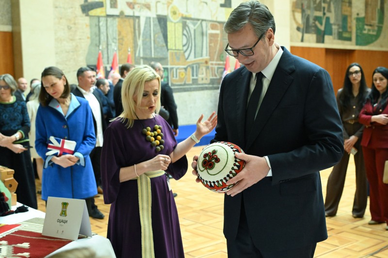 Predsednik Srbije Aleksandar Vucic Nematerijalno nasledje je ziva snaga Srbije
