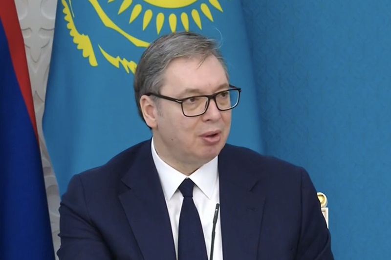 Predsednik Srbije Aleksandar Vucic Prijateljstvo sa Kazahstanom temelj za razvoj u raznim oblastima