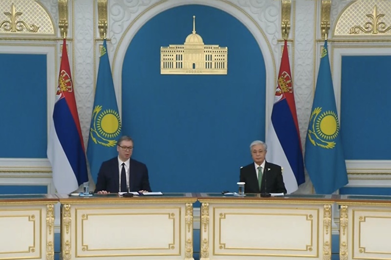 Predsednik Srbije Aleksandar Vucic Prijateljstvo sa Kazahstanom temelj za razvoj u raznim oblastima