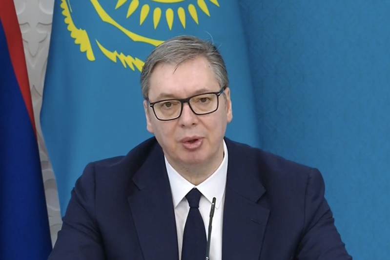 Predsednik Srbije Aleksandar Vucic Prijateljstvo sa Kazahstanom temelj za razvoj u raznim oblastima
