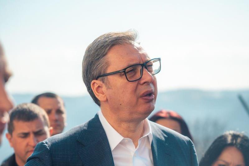 Predsednik Srbije Aleksandar gradice se brza saobracajnica od Pozege do Uzica
