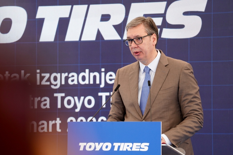 Predsednik Srbije Aleksandar Vucic Kamen temeljac za Tojo centar oznacava zajednicku viziju Srbije i Japana