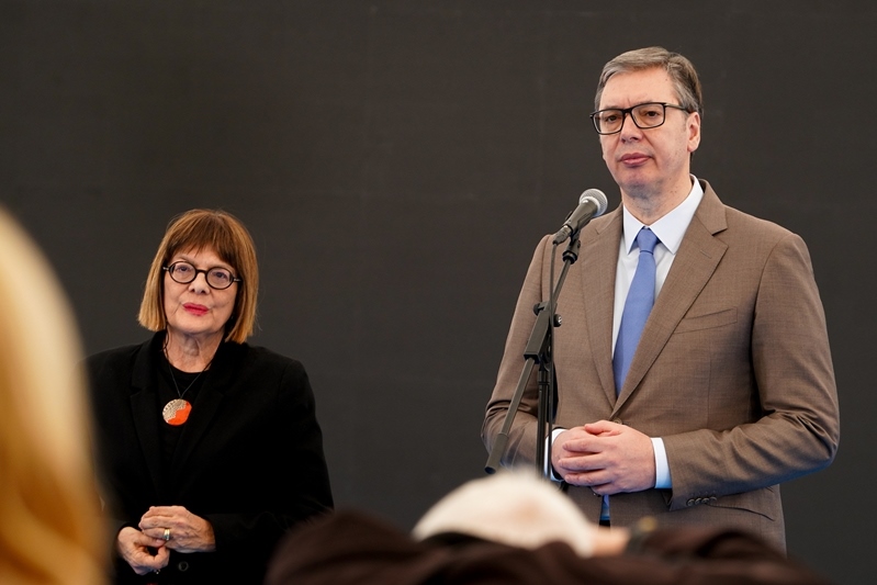 Predsednik Srbije Aleksandar Vucic Kamen temeljac za Tojo centar oznacava zajednicku viziju Srbije i Japana