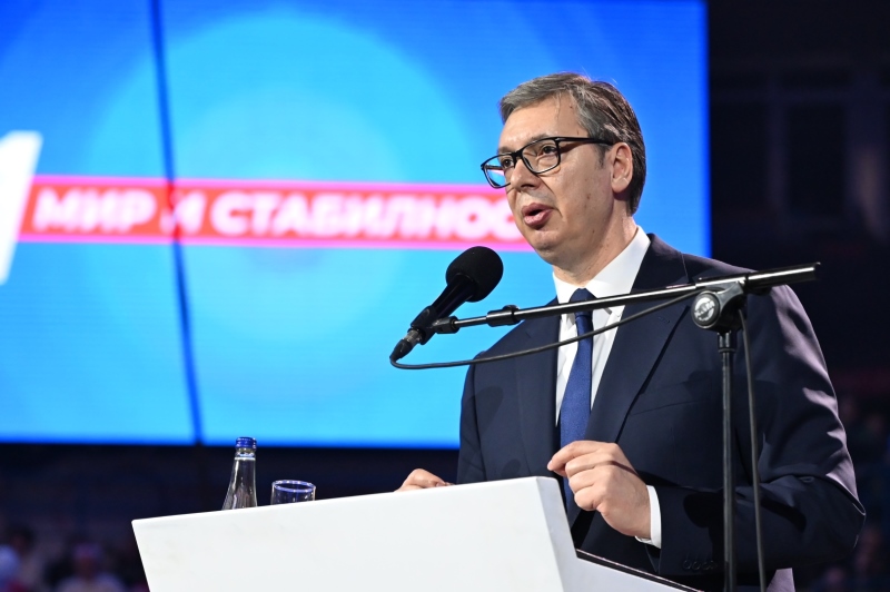 Predsednik Srbije Aleksandar Vucic hvala vam sto ste sacuvali Srbiju