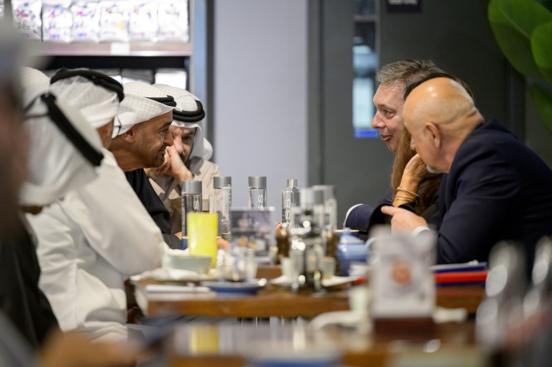 Predsednik Srbije Aleksandar Vucic Srbija zeli da nastavi da razvija sveobuhvatnu saradnju sa UAE