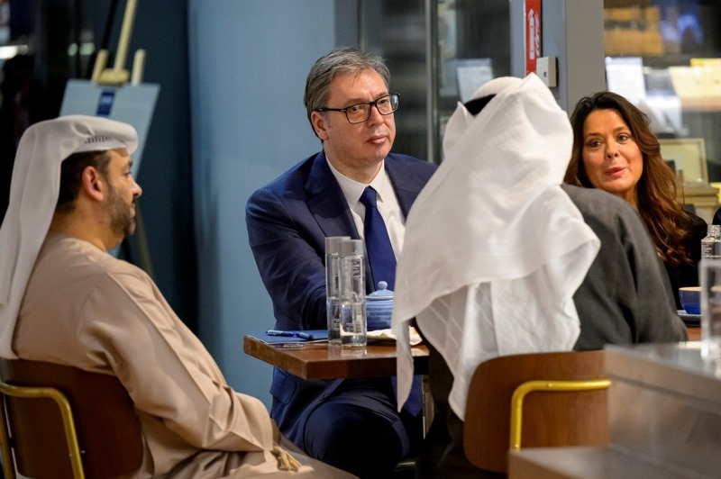 Predsednik Srbije Aleksandar Vucic Srbija zeli da nastavi da razvija sveobuhvatnu saradnju sa UAE
