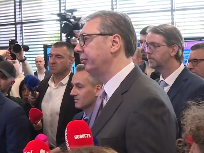 Predsednik Srbije Aleksandar Vucic data centar dobio sertifikat najviseg nivoa bezbednosti