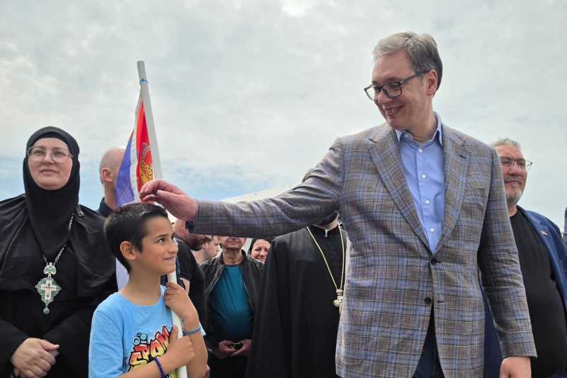 Predsednik Srbije Aleksandar Vucic na izborima ljudi biraju svoju buducnost