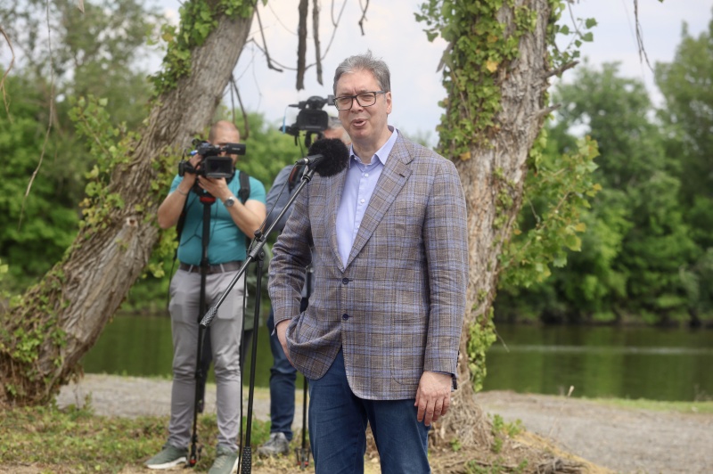 Predsednik Srbije Aleksandar Vucic na izborima ljudi biraju svoju buducnost