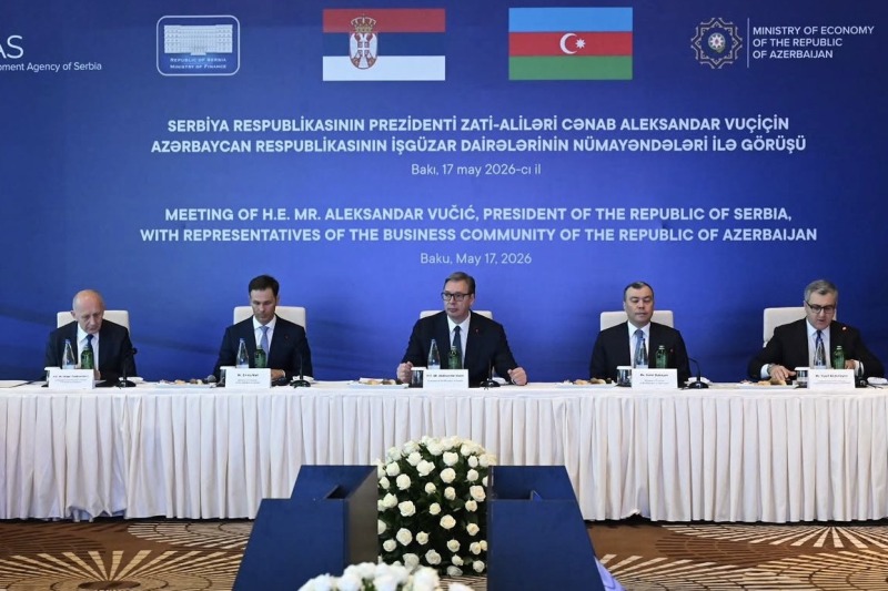 Predsednik Srbije Aleksandar Vucic U Bakuu razgovori i o ugovorima za nase "Nore"