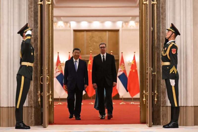 Predsednik Srbije Aleksandar Vucic orden satkan od ogromnog uzajamnog postovanja