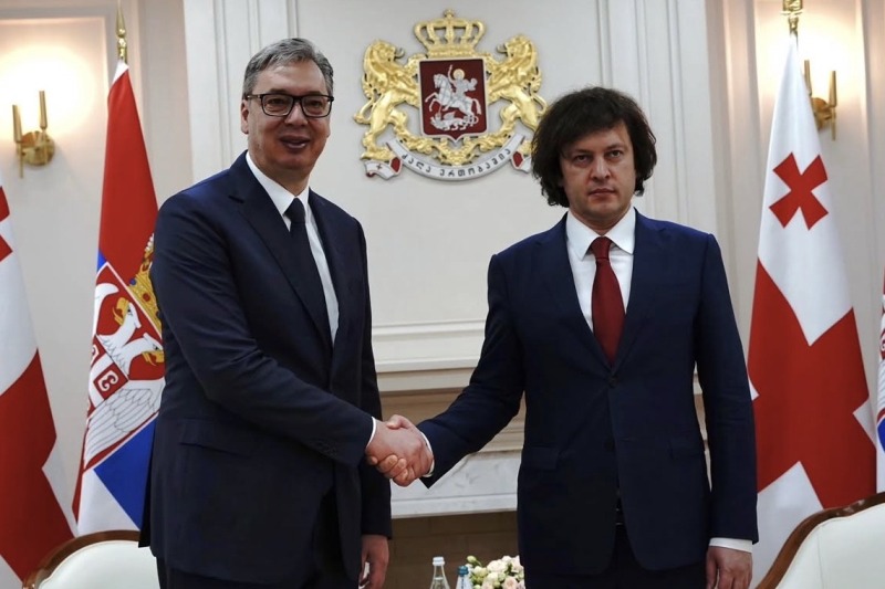 Predsednik Srbije Aleksandar Vucic Gruzijce dozivljavamo kao bratski narod