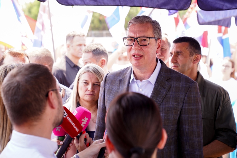 Predsednik Srbije Aleksandar Vucic kada resimo pitanje vode, Lapovo ce biti mirno