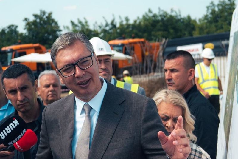 Predsednik Srbije Aleksandar Vucic most kod Svilajnca bice zavrsen za manje od dve godine