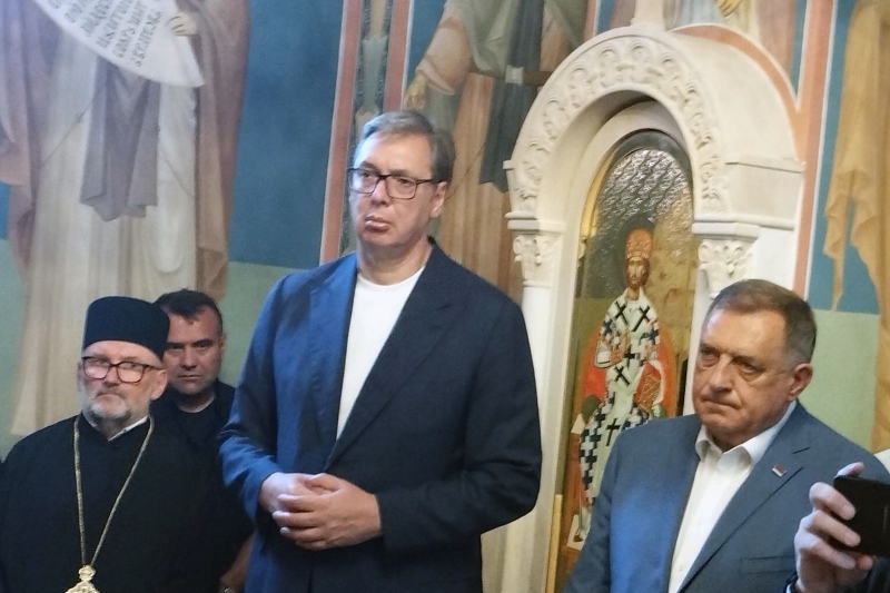Predsednik Srbije Aleksandar Vucic Vucic ulozili smo mnogo u manastir Rmanj