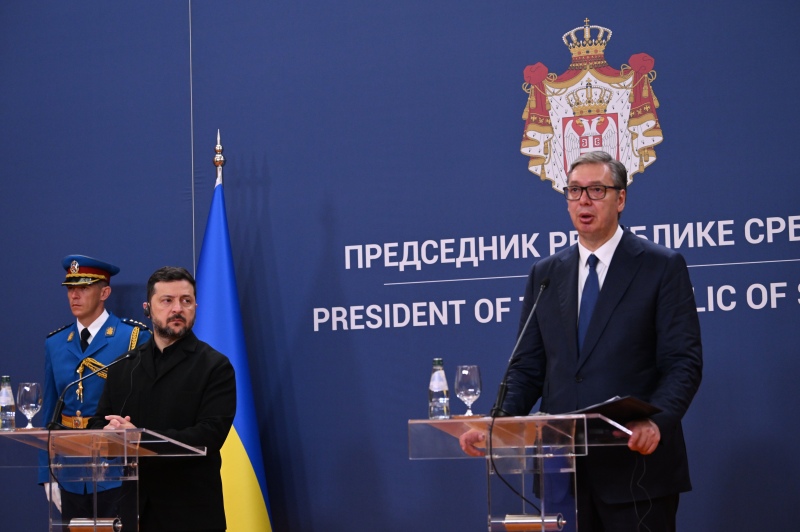 Predsednik Srbije Aleksandar Vucic Zahvalni Ukrajini na podrsci suverenitetu Srbije
