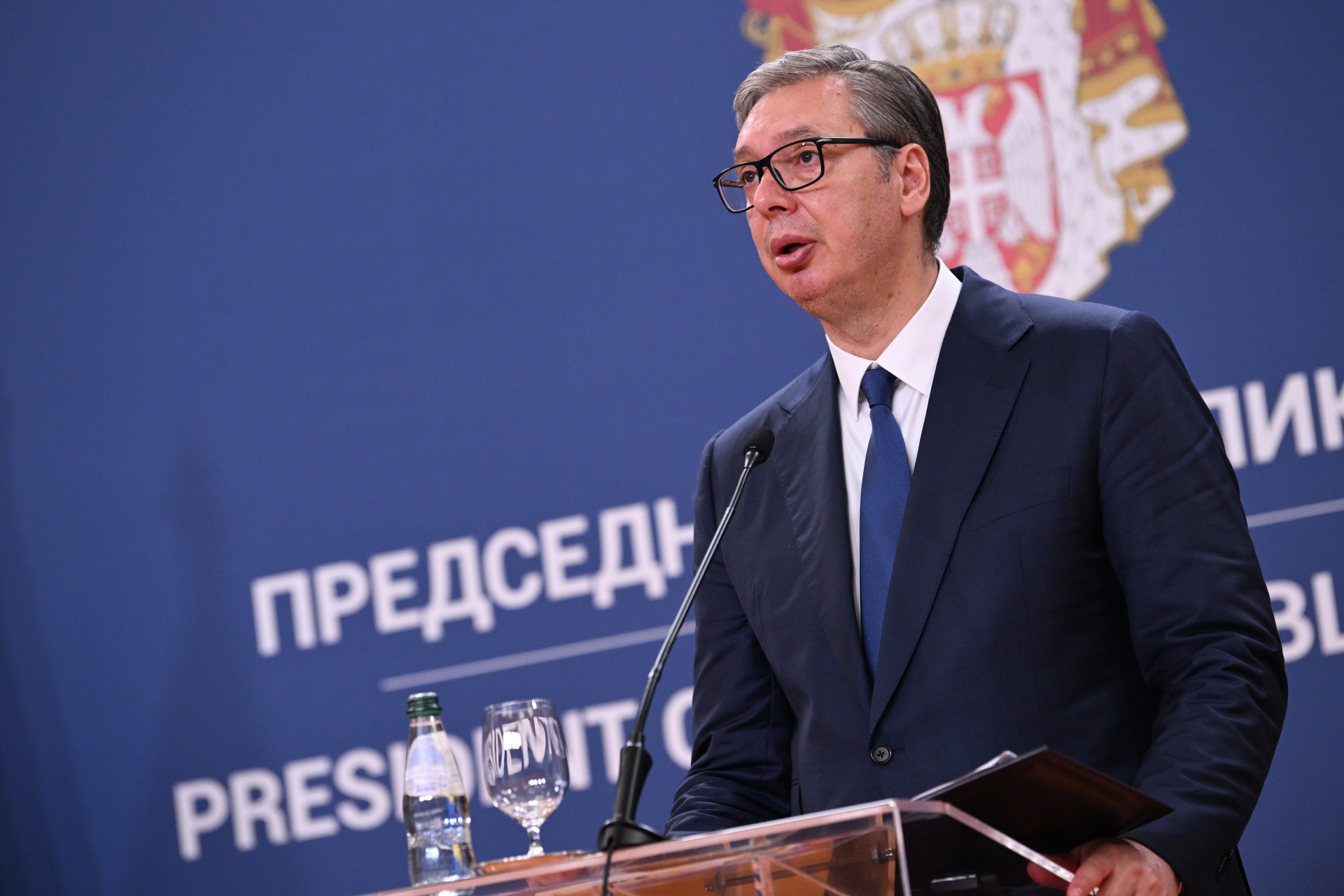 Predsednik Srbije Aleksandar Vucic Zahvalni Ukrajini na podrsci suverenitetu Srbije