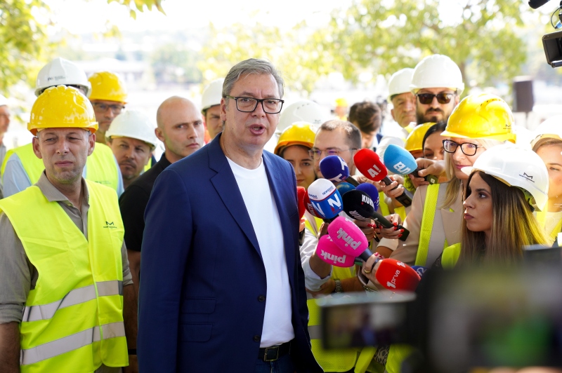 Predsednik Srbije Aleksandar Vucic Stari zeleznicki most bice najmodernija atrakcija