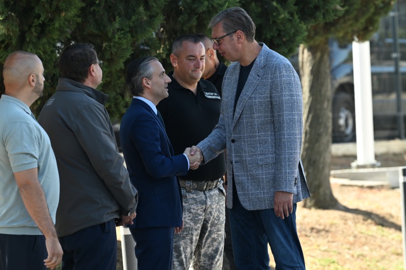 Predsednik Srbije Aleksandar Vucic vazno da se potpuno ocisti teritorija Bujanovca od neeksplodiranih sredstava