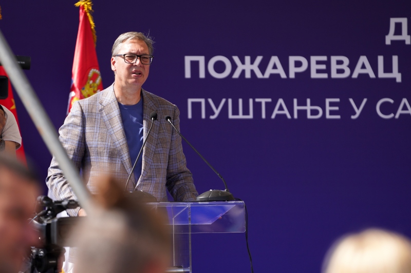 Predsednik Srbije Aleksandar Vucic za manje od dve godine otvorili smo 212 km auto-puteva i brzih saobracajnica